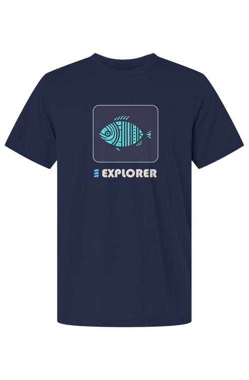 Ocean Explorer - Blue Fin Tee Navy