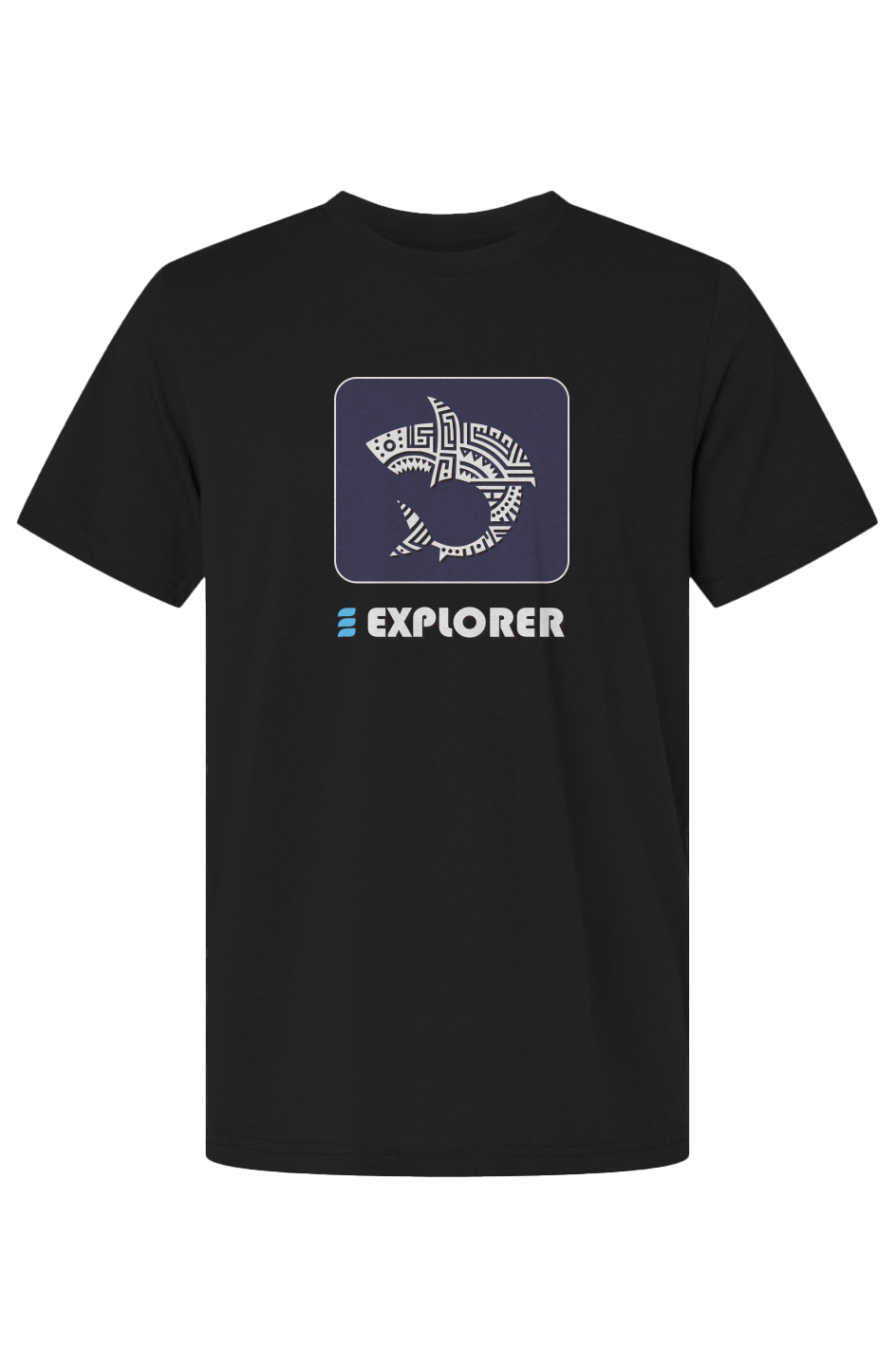 Ocean Explorer - Reef Shark Tee Black